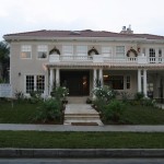 Neoclassical house exterior